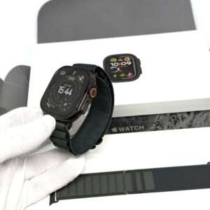IMG_5881 Apple Watch Ultra 2 zwart /groene Alpine Loop /100% batt /garantie