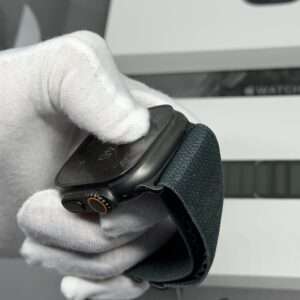 IMG_5883 Apple Watch Ultra 2 zwart /groene Alpine Loop /100% batt /garantie