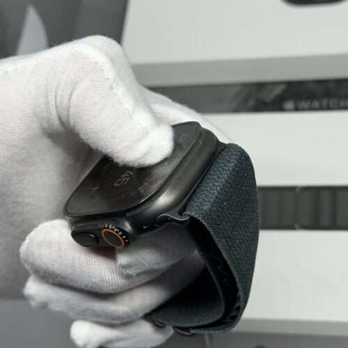 IMG_5883 Apple Watch Ultra 2 zwart /groene Alpine Loop /100% batt /garantie