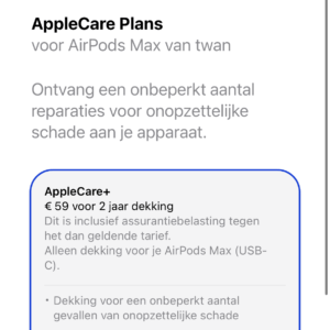 Apple AirPods Max 2 USB-C Beige /1 week jong /garantie