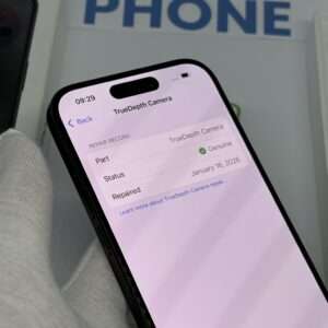 iPhone 15 pro 128GB zwart /krasvrij /100% batt /garantie