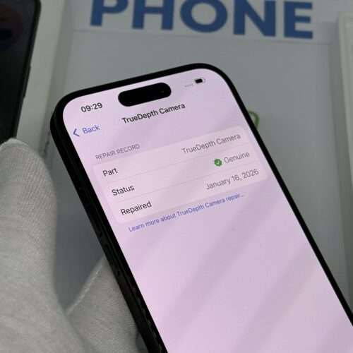 iPhone 15 pro 128GB zwart /krasvrij /100% batt /garantie