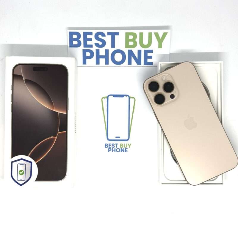 IMG_5915 iPhone 16 Pro Max 512GB goud /krasvrij glas /98% batt /garantie