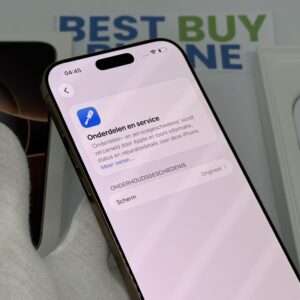 iPhone 16 Pro Max 512GB goud /krasvrij glas /98% batt /garantie