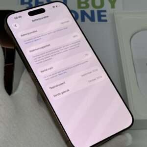 iPhone 16 Pro Max 512GB goud /krasvrij glas /98% batt /garantie