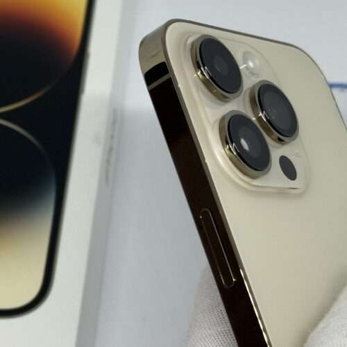 iPhone 14 Pro 128GB goud /krasvrij glas /85% batt /garantie