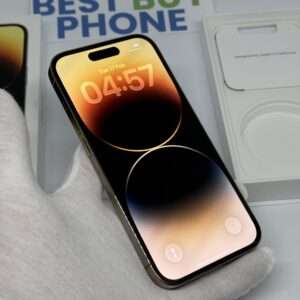 iPhone 14 Pro 128GB goud /krasvrij glas /85% batt /garantie