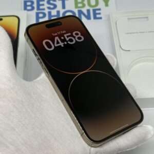 iPhone 14 Pro 128GB goud /krasvrij glas /85% batt /garantie