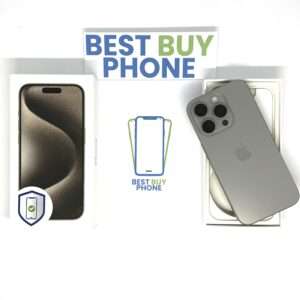 iPhone 15 Pro 128GB naturel /krasvrij glas /88% batt /garantie