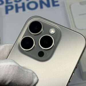 iPhone 15 Pro 128GB naturel /krasvrij glas /88% batt /garantie