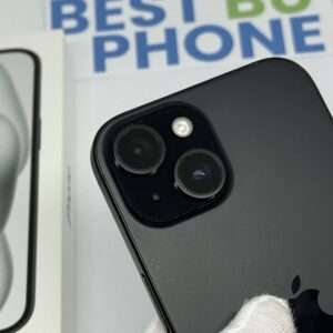 iPhone 15 128GB zwart /krasvrij scherm /92% batt /garantie