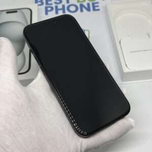 iPhone 15 128GB zwart /krasvrij scherm /92% batt /garantie