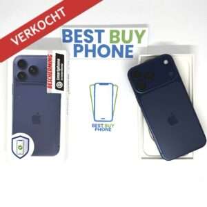 iPhone 17 Pro Max 256GB blauw /krasvrij /100% batt /garantie