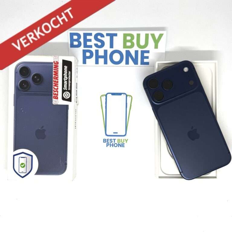 iPhone 17 Pro Max 256GB blauw /krasvrij /100% batt /garantie