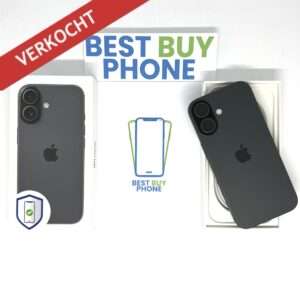 iPhone 17 256GB zwart /E-sim /krasvrij /100% batt /garantie