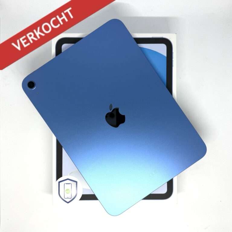 iPad 11e 128GB blauw /krasvrij /100% batt /garantie