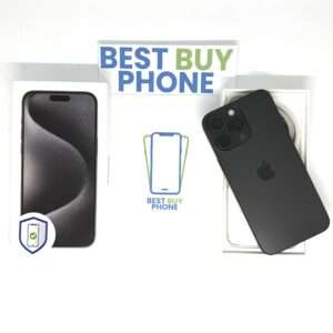 iPhone 15 Pro Max 256GB zwart /kras vrij /90% batt /garantie