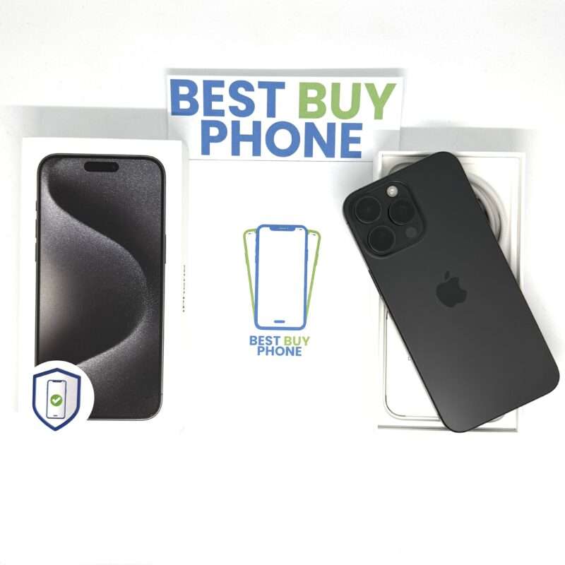 IMG_0453 iPhone 15 Pro Max 256GB zwart /kras vrij /90% batt /garantie