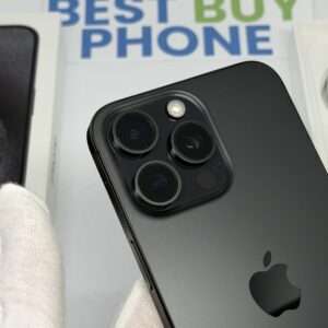 iPhone 15 Pro Max 256GB zwart /kras vrij /90% batt /garantie