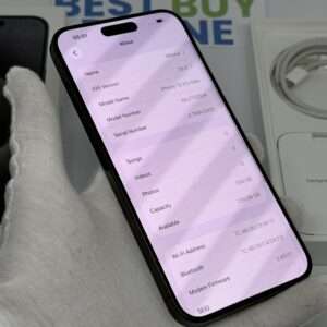 iPhone 15 Pro Max 256GB zwart /kras vrij /90% batt /garantie