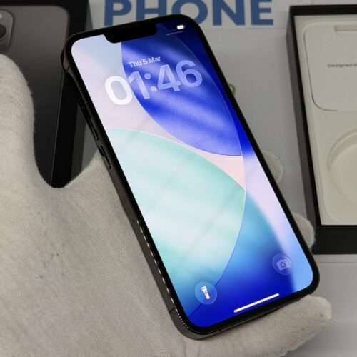 iPhone 13 Pro 128GB grijs /krasvrij /91% batt /garantie