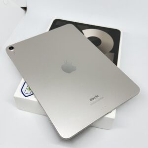 iPad Air 5e 64Gb sterrenlicht /100% batt /krasvrij /garantie