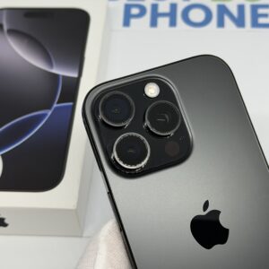 iPhone 16 Pro 256GB zwart /krasvrij /98% batt /garantie