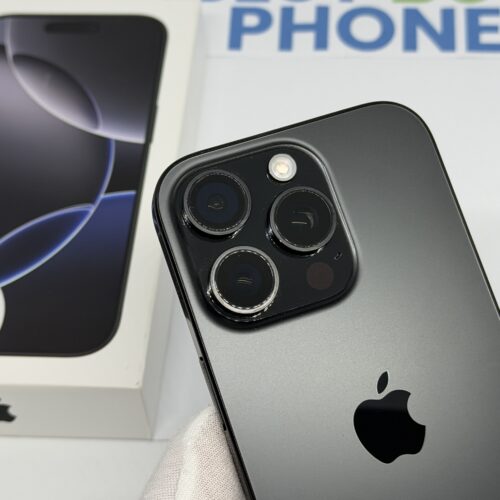 iPhone 16 Pro 256GB zwart /krasvrij /98% batt /garantie