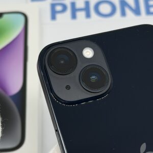 iPhone 14 128GB zwart /krasvrij scherm /100% batt /garantie