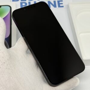 iPhone 14 128GB zwart /krasvrij scherm /100% batt /garantie