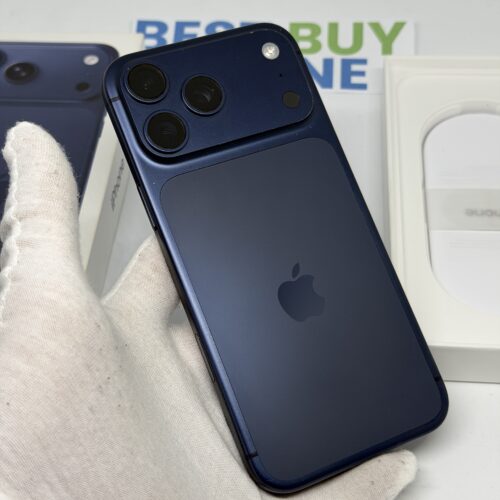 iPhone 17 Pro Max 256GB blauw /krasvrij scherm /100% batt/ garantie