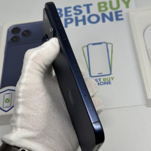 iPhone 17 Pro Max 256GB blauw /krasvrij scherm /100% batt/ garantie