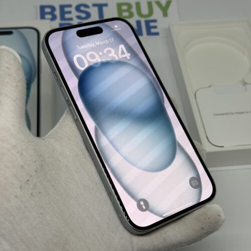 iPhone 15 256GB blauw /86% batt /krasvrij glas /garantie