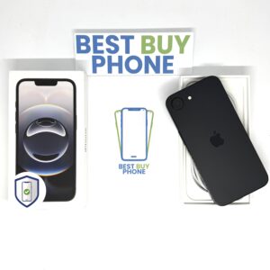 iPhone 16E 128GB zwart /100% batt /zeer net /garantie