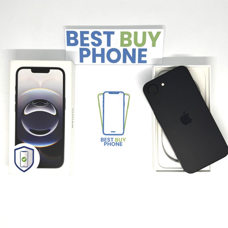 IMG_0914 iPhone 16E 128GB zwart /krasvrij /100% batt /garantie