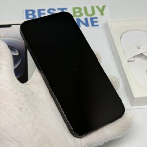 iPhone 16E 128GB zwart /krasvrij /100% batt /garantie