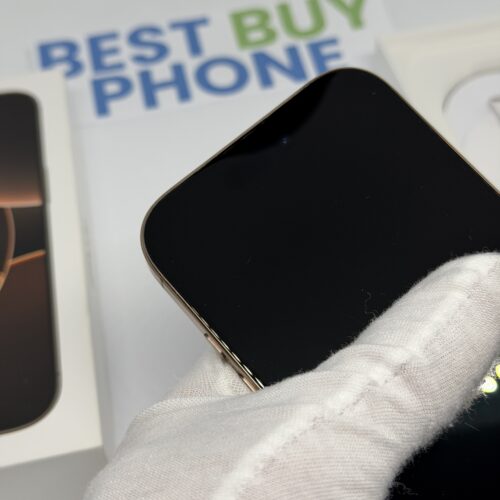 iPhone 16 Pro 128GB goud /zeer net /92% batt /garantie