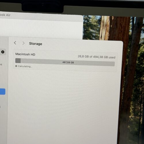 MacBook Air M3 512GB 16GB grijs /ongebruikt + 12 maanden garantie