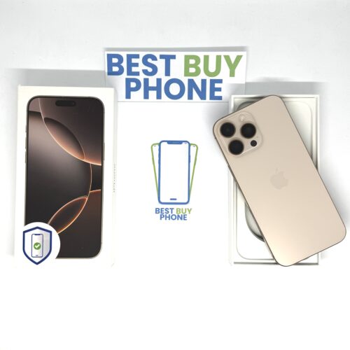 iPhone 16 Pro Max 256GB goud /zeer net /100% batt /garantie