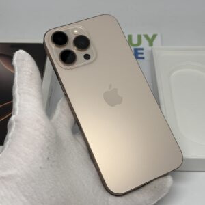 iPhone 16 Pro Max 256GB goud /zeer net /100% batt /garantie