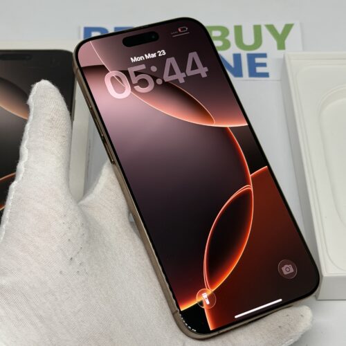 iPhone 16 Pro Max 256GB goud /zeer net /100% batt /garantie