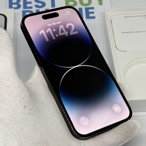 iPhone 14 Pro 256GB zwart /krasvrij scherm /86% batt /garantie