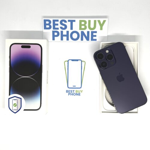 iPhone 14 Pro 256GB paars /zeer net /89% batt /garantie