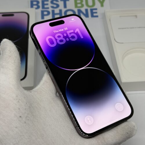 iPhone 14 Pro 256GB paars /zeer net /89% batt /garantie