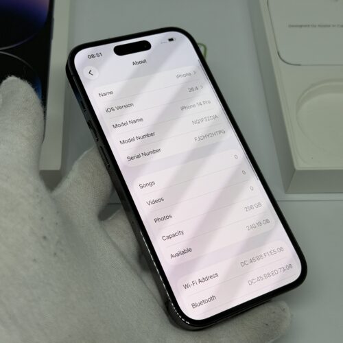 iPhone 14 Pro 256GB paars /zeer net /89% batt /garantie