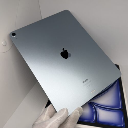 iPad Air 13 inch 6e M2 256GB blauw /krasvrij /100% batt /garantie