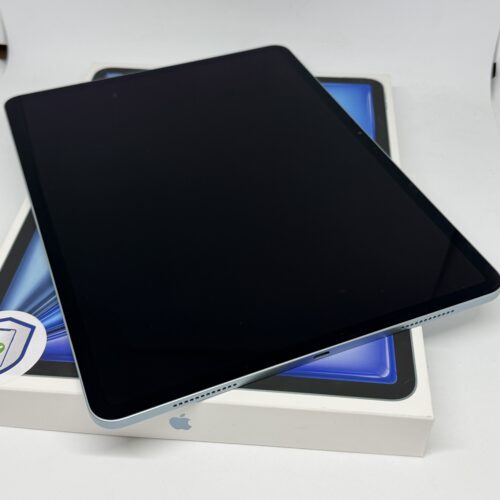 iPad Air 13 inch 6e M2 256GB blauw /krasvrij /100% batt /garantie