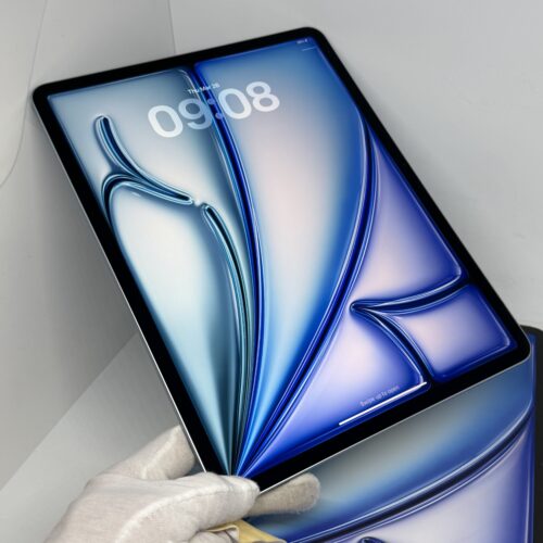 iPad Air 13 inch 6e M2 256GB blauw /krasvrij /100% batt /garantie