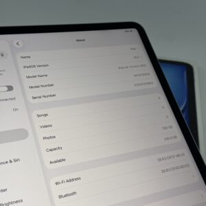 iPad Air 13 inch 6e M2 256GB blauw /krasvrij /100% batt /garantie