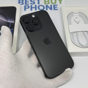 iPhone 16 Pro 256GB zwart /krasvrij scherm /92% batt /garantie